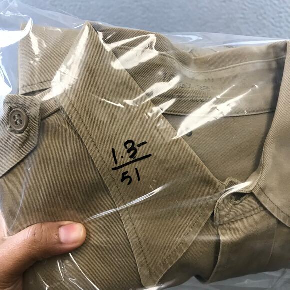 Vintage 1965 USAF Uniform Shirt Khaki Tan Button Up - Picture 11 of 11